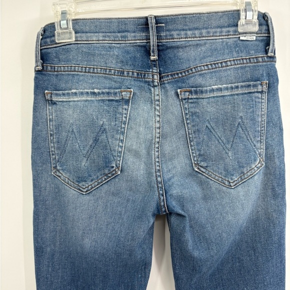 Mother denim the charmer satisfaction blue skinny jeans size 27 - Picture 11 of 16